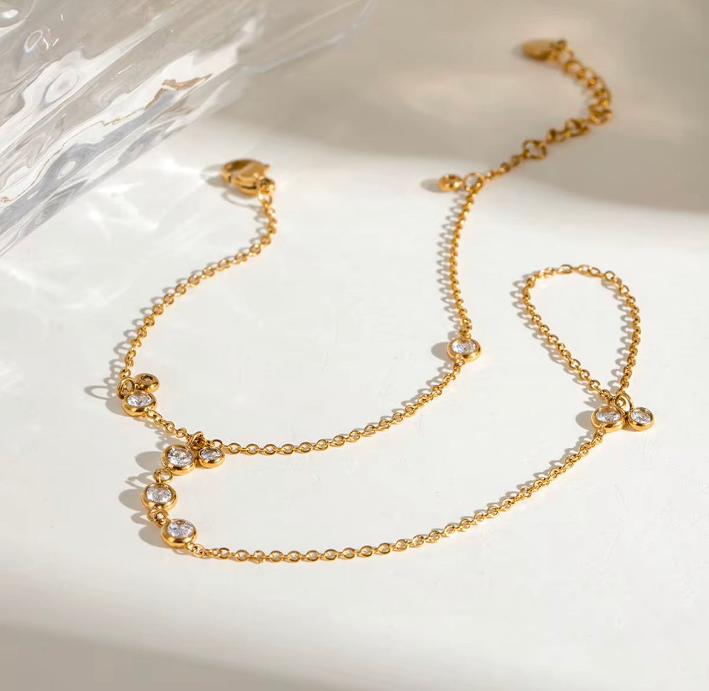 Kaff — The Adornment | 18K Gold-Plated Hand Chain Bracelet