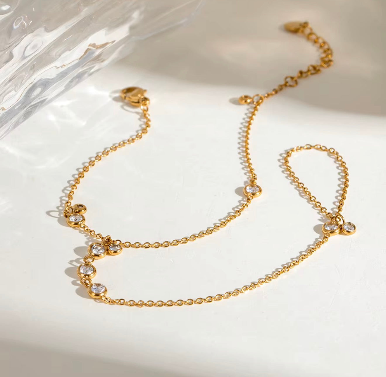 Kaff — The Adornment | 18K Gold-Plated Hand Chain Bracelet