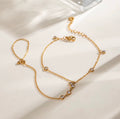 Kaff — The Adornment | 18K Gold-Plated Hand Chain Bracelet