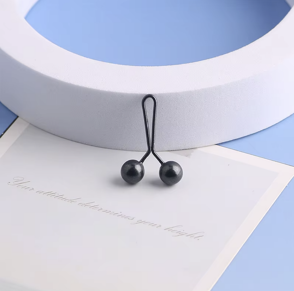 Jumana — The Pearl | Beaded Hijab Pin & Scarf Clip Set