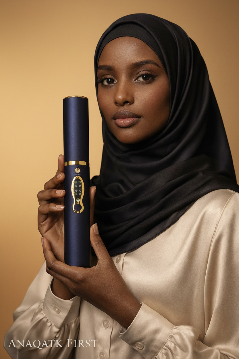 Asala — The Authenticity | Slim Cordless Hair Straightener in Navy