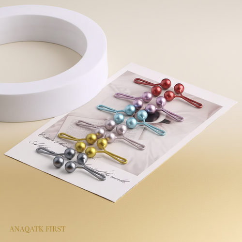 Jumana beaded hijab pins and scarf clip set by Anaqatk First