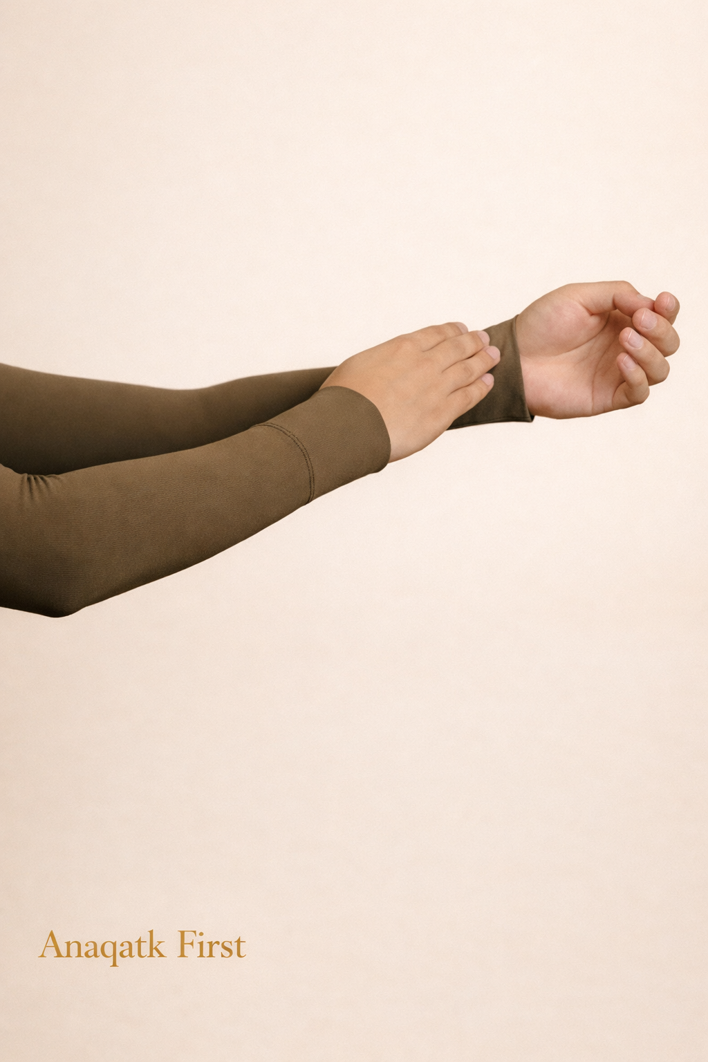 Takmila Sleeve Khaki — Anaqatk First